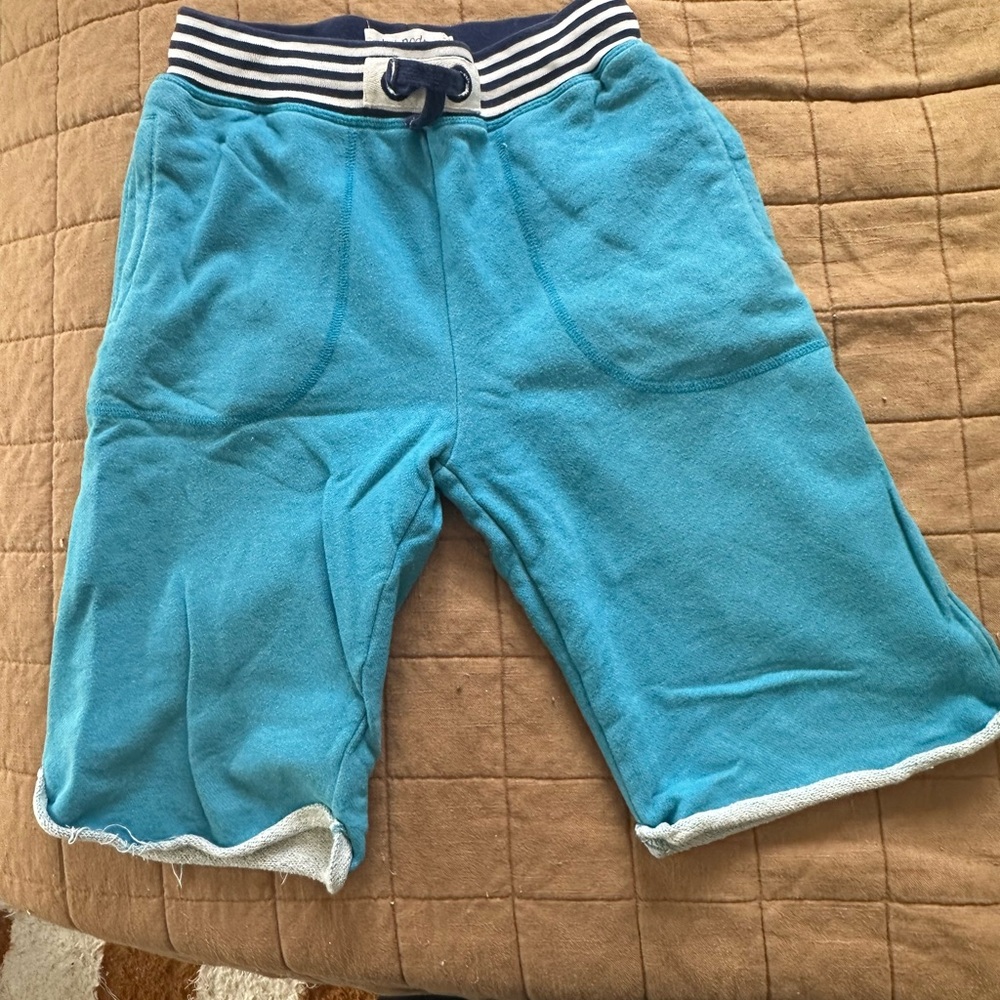 Mini Boden blue cotton sweat shorts size 12